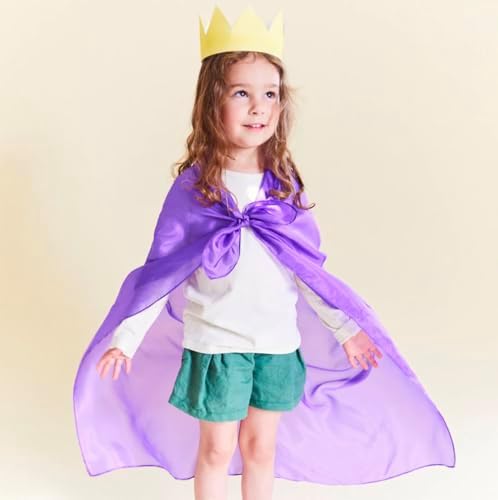 Sarah's Silks Playsilk - 100% Real Silk, Hand Dyed, Bright Colored Play Scarves | Montessori and Waldorf Toys for Dress up, Imaginative, and Pretend Play (35" x 35") - Image 4