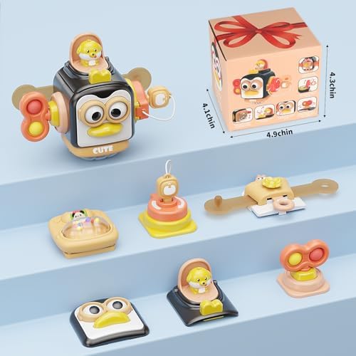 OSIMILY Montessori Travel Toy for Activity Cube Fine Motor Skills Educational Toys, Sensory Toys for Birthday Gifts - Image 6