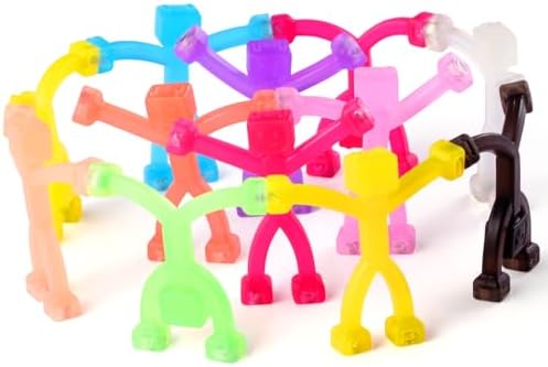 15pcs Magnetic Robote Figures for Kids 3-8 Travel STEM Fidget Toy by RingWeedingBearerGifts