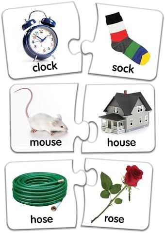Learning Journey International Match It! - Rhyme - 30 Self-Correcting Rhyming Words with Matching Images for Emerging Readers, Multicolor - Image 2