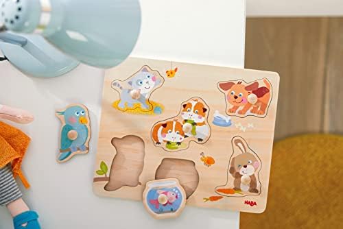 HABA 306541 Grasping Puzzle Pets, from 12 Months, Colourful - Image 4