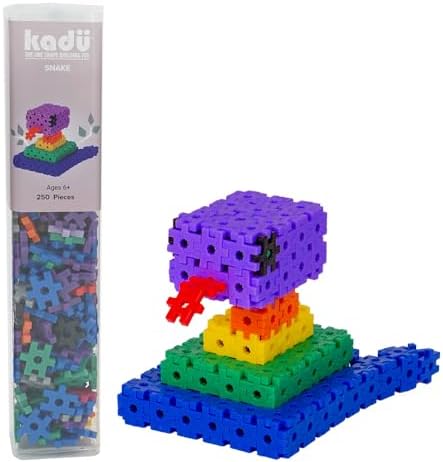 KADÜ Snake 250 Piece Set - STEM/STEAM Building + Construction Toy, for Open + Imaginative Play Ages 5+ by Unknown