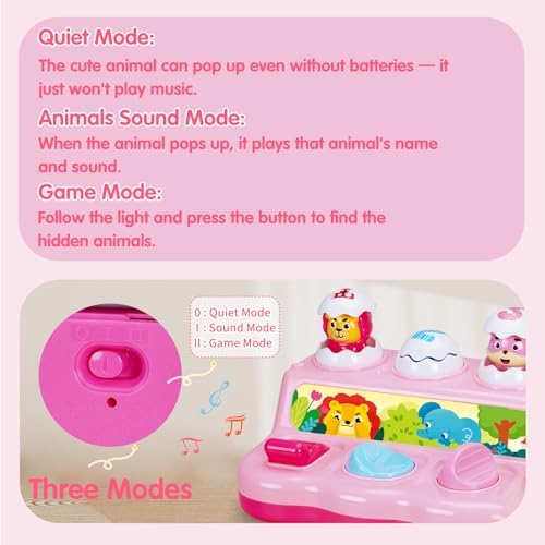 FS Pop Up Toy for 1 Year Old Girls, Cause and Effect Toy - Image 5