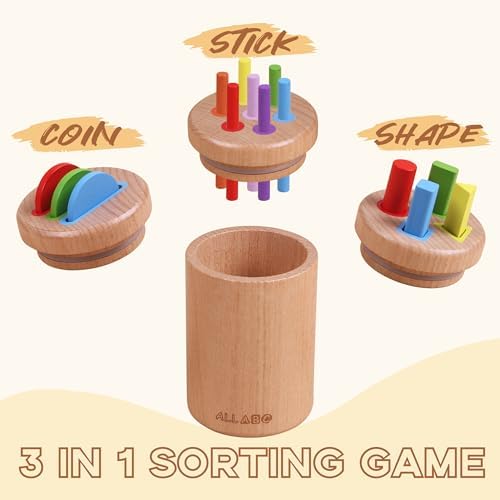 ALLABC Color Sorting Toys for Toddlers Montessori Toys for 1 2 3 Year Old - Image 2