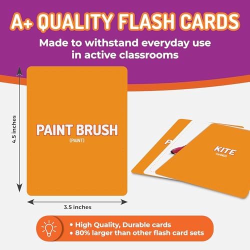CreateFun 100 Go Together Opposites Flash Cards Set - Gifted Kids Learning - Image 2