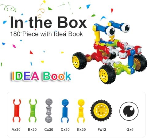 Huaker STEM Building Toys for 3 4 5 6 7 8 Year Old Boys Girls Birthday Gift - Image 3