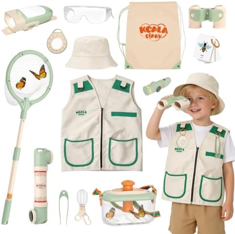 27 PCS Kids Explorer Kit & Bug Catcher Kit(Ages 3+) by KOALADIARY
