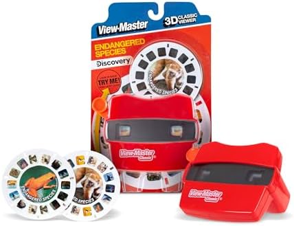 Classic View-Master Metallic Viewfinder with 2 Reels - Retro STEM Learning Toy for Kids & Adults, Nature Education for Ages 3+ by VIEWMASTER