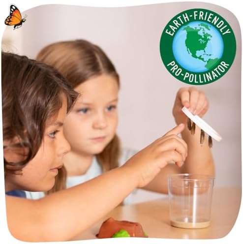 Insect Lore Butterfly Garden with All-Inclusive Voucher to Redeem Caterpillars, Ultra-Clear Dome Habitat - Butterfly Raising Kit, Raise 5 Painted Lady Butterflies from USA - Image 3