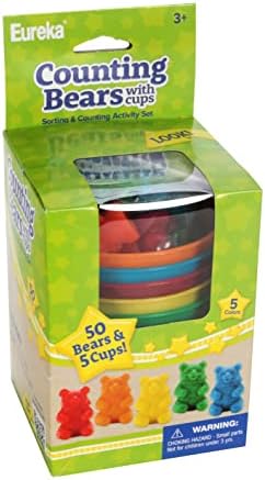50 Counting Bears with 5 Cups by Eureka