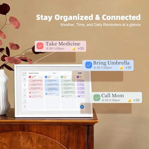 10.1" Digital Calendar Smart Chore Chart & Visual Schedule for Kids App Syncs w/Google Calendar, No Subscription - Image 3