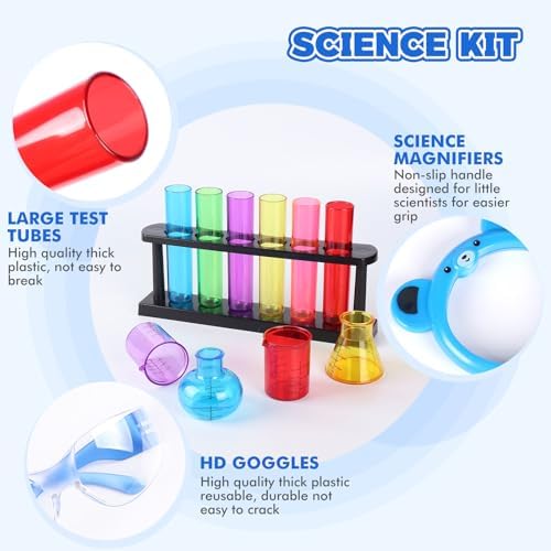Science Kits for Kids 3-5 Test Tube Droppers for Kids Chemistry Set - Image 4