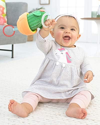 Skip Hop Baby Stroller Toy, Farmstand Grow & Play Jitter, Cactus - Image 6