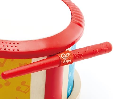 Hape Double-Sided Drum| Wooden Double-Side Musical Drum Instrument for Toddlers - Image 5