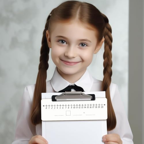 Dry Erase Number Line Whiteboard 4”x12”Double Sided White Board Featuring 0-10 Number Line On One Side 0-20 On The，Dry Erase Board for Kids Number Lines for Students Math Manipulatives - Image 3
