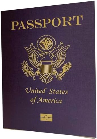 SJPRINTER Blank Passport Notebook | Pretend Passports | School Projects, Party favors, airplane toy, travel journal, geography, classroom social study (1Passport with 1SetFlags) - Image 6