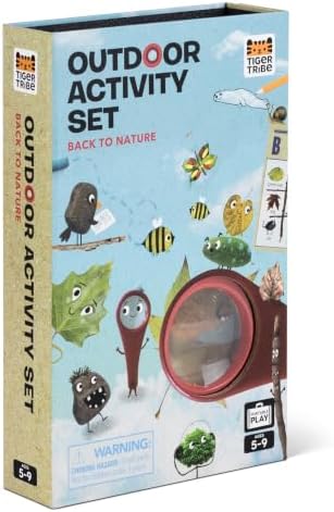 Tiger Tribe: Outdoor Adventure Set for Kids, Engaging Nature Exploration Activity Kit with Chalk, Magnifying Glass & More for Ages 5+ - Image 2