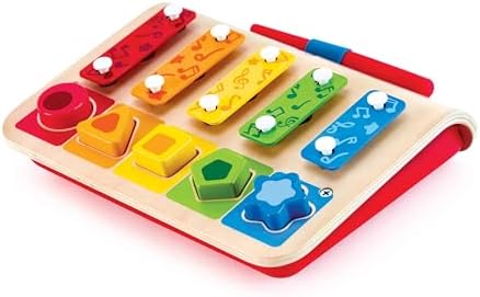 Hape E0334 Shape Sorter Xylophone and Piano - Wooden Instrument Toy by Unknown