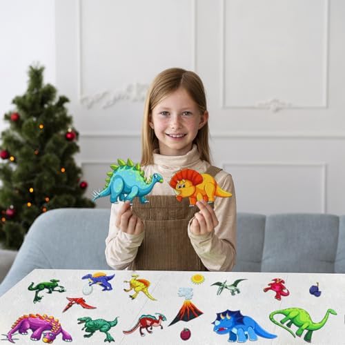 BXI 30 Pcs Dinosaurs Felt Board Story Pieces Set for Toddlers, Preschool & Kindergarten, Precut Felt Marine Life Figures for Preschool Crafts Activity Early Learning Storytelling - Image 4
