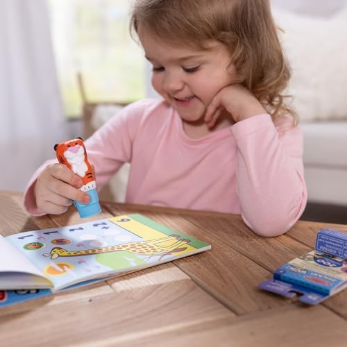Melissa & Doug Sticker Wow!™ Tiger Bundle: 24-Page Activity Book, Refillable Sticker Stamper, Mini Pad, 500 Stickers, Arts and Crafts for Kids Ages 3+ - Image 5