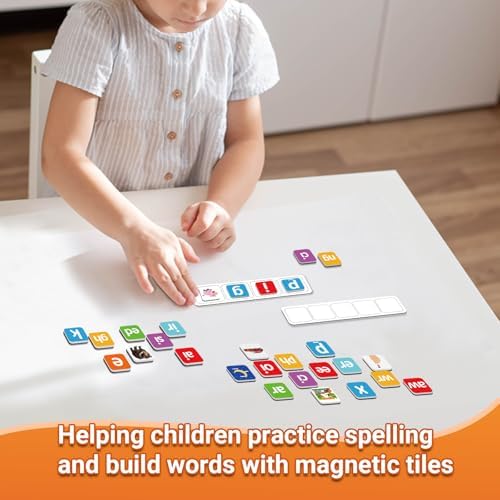 140 Phonics Magnetic Letters Tiles,Learning Letter by Four Dublee - Image 6