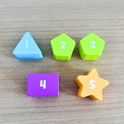 Open The Joy Wooden Tower of Emotions – Stacking Emotional Learning Toy for Toddlers | 5 Emotion Face Blocks + 5 Shape Sorting Blocks | Montessori Toy for Early Development | Ages 12 Months+ - Image 3