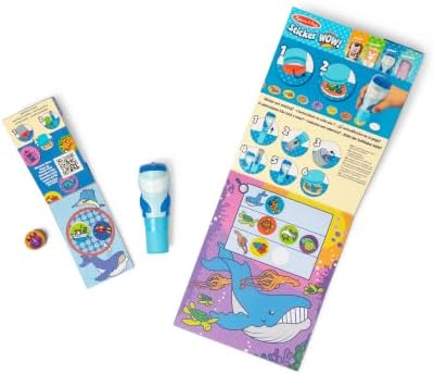 Melissa & Doug Sticker Wow! Shark Bundle, Sticker Stamper Activity Toy - Image 3