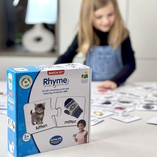 Learning Journey International Match It! - Rhyme - 30 Self-Correcting Rhyming Words with Matching Images for Emerging Readers, Multicolor - Image 5