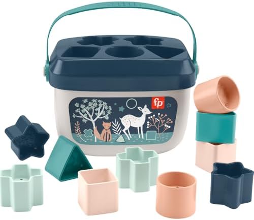 Fisher-Price Baby’s First BlocksToy Set, Navy Fawn by Fisher-Price