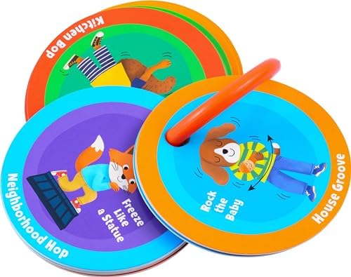 MOLLYBEE KIDS Preschool Dance Party Cards Everyday Moves, Gifts for Ages 3+, Toddler Travel Game and Activity - Image 5