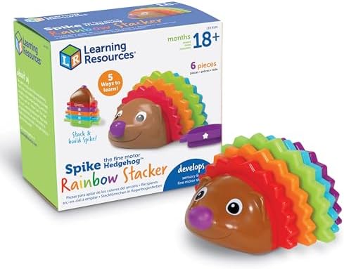 Learning Resources Spike the Fine Motor Hedgehog Rainbow Stacker by LearningResources