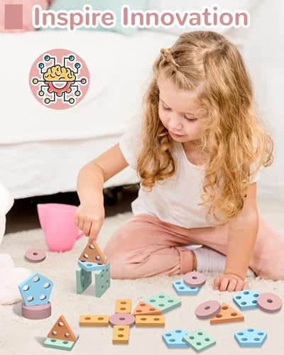 Montessori Toys for 1 2 3 Year Old Boy Girl, Toddler Learning Toys Gifts - Image 4