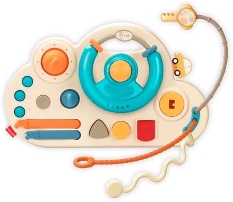 Caterbe Steering Wheel for Toddlers Toys, Baby Montessori Toy for Educational Gift - Image 6