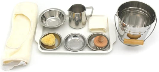 Montessori Washing a Table Activity Set Practical Life Material for IC Cleaning Exercise by Kiddison
