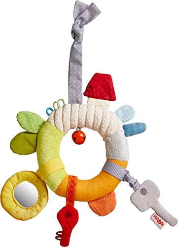 HABA - Fabric Toy - My First Keys - Rattle - 6 Months and Up - 306453 by HABA