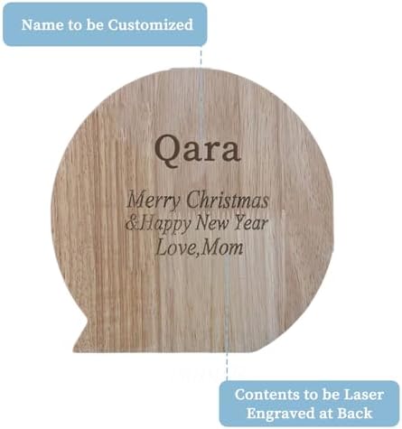 Wooden Letter Piggy Bank for Kids Boys Girls,Personalized Piggy Bank (Laser Engraving),A-Z Letters Coin Bank Money Box Customized Name, for Family Christmas Birthday Gift (Q) - Image 2