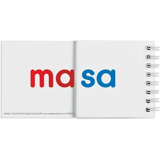 Really Good Stuff Libros de Sílabas (Spanish Syllable Flip Books) - 30 Flip Books - Image 3