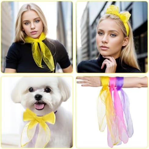 Jmkcoz 12pcs Square Juggling Silk Dance Scarves Magic Tricks Performance Props Accessories Movement Scarves Rhythm Band Scarf - Image 7