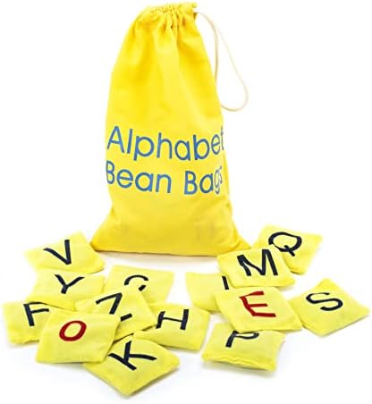 Educational Insights Alphabet Beanbags - ABC Learning Toys for Kids Ages 3-5, Toddler Letter Learning, Alphabet Toys and Phonics Manipulatives for Preschoolers, Gross and Fine Motor Sensory Letters by EducationalInsights