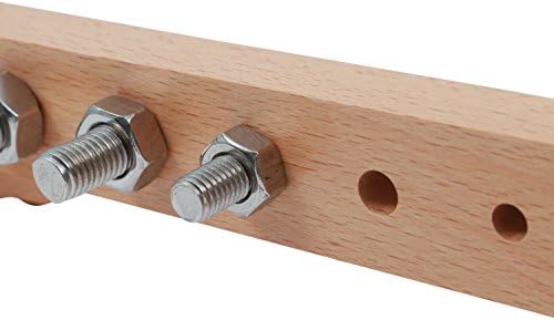 Adena Montessori Nuts and Bolts Basic Life Skills Development Material for Kids - Image 5
