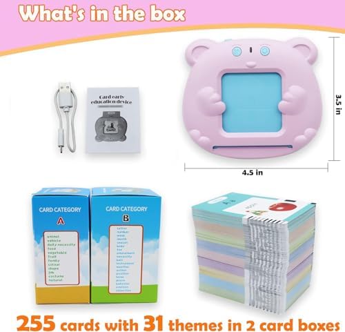 Spanish & English 510 Words Alphabet Bilingual Talking Flash Cards for Kids - Image 6
