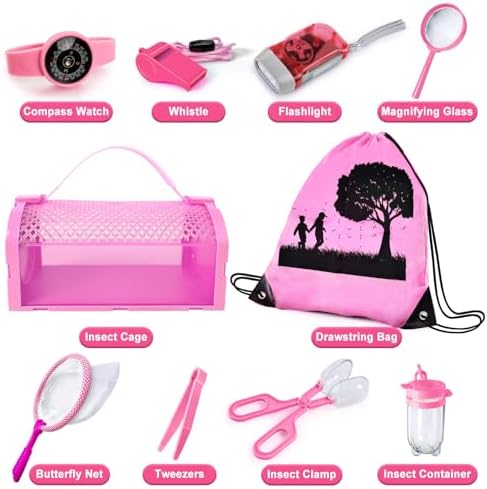 Bug Catcher Kit & Outdoor Explorer Kit for Kids, 10 Pcs Bug Catching Kit - Image 3