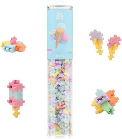 PLUS PLUS 240 Piece Gelato Mix - Mini Waffle Blocks, Classroom Must Haves by Plus-Plus