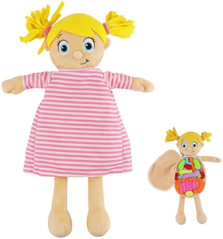 vocheer Human Body Anatomy Toy, Montessori Preschool Educational Organ Plush Toys for Kids, Science Learning Kits for Student, Body Organ Awareness Teaching Tools for Girls by vocheer