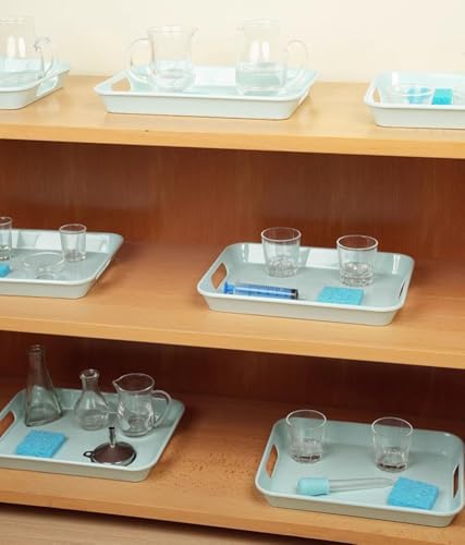 Pouring Practical Life Set, Toddler Water Transfer Activity Tray - Image 2