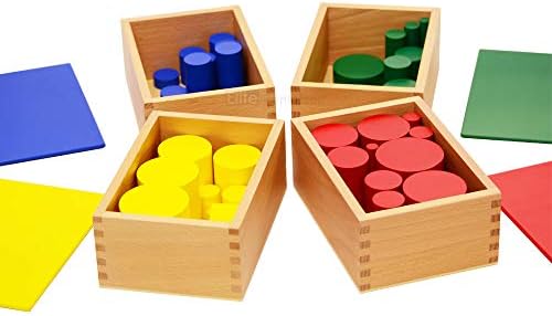 Elite Montessori Knobless Cylinders (Set of 4) - Image 2