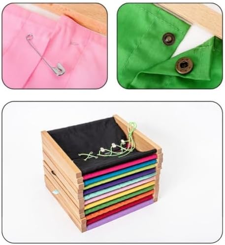 Montessori Wooden Dressing Frame, Practical Life Aids - Image 6