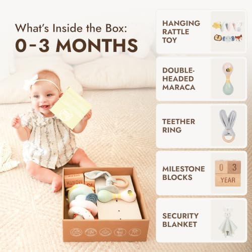 Goodevas Baby Gift Box 0-12 Months – Montessori-Inspired, for Boys & Girls - Image 4