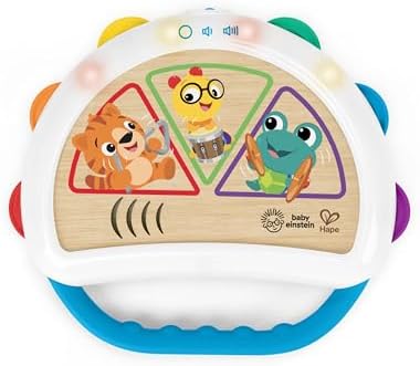 Baby Einstein + Hape Tap & Shake Magic Touch Tambourine, 6-36 Months, Standard (Pack of 6) by BabyEinstein