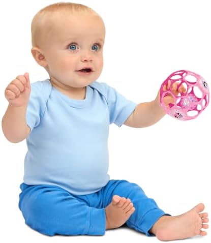 Disney Baby Minnie Mouse Oball Easy Grasp Rattle Along Buddy Infant Toy in Pink, Age Newborn and up - Image 3
